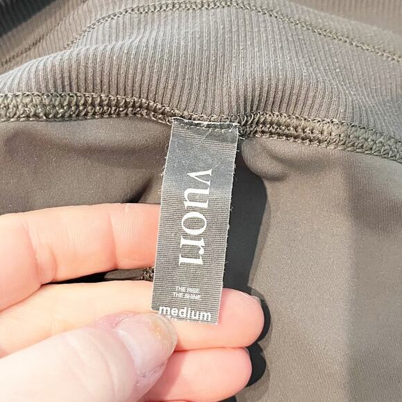 Vuori Daily High Rise Jogger Leggings in Oregano Green Medium - Picture 3 of 4